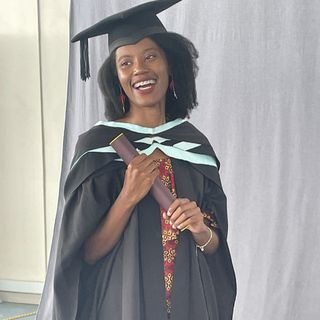 Deborah at her MCom graduation